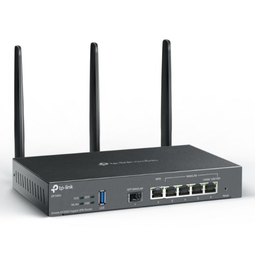 TP-Link ER706W Omada AX3000 VPN Router - WiFi 6, 6 Gigabit Ports TP-Link ER706W Omada AX3000 VPN Router - WiFi 6, 6 Gigabit Ports